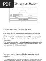 The TCP Segment Header