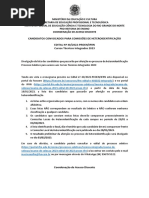 CANDIDATOS CONVOCADOS PARA COMISSOES DE HETEROIDENTIFICACAO - Exame de Selecao 2023