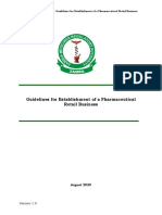 Guidelines For The Establishment of Pharmaceutical Retail Business