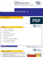 History of Architecture - Iii: Ar. Sri Lakshmi V