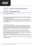 8852 GCSE Engineering Grading Exemplification v1.000