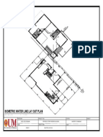 Isometric Water Line Layout Plan