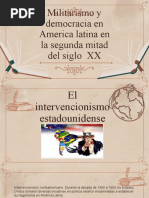 Militarismo y Democracia en America Latina en La Segunda Mitad Del Siglo XX 1