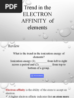 Electron Affinity