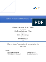 Mémoire de Projet de Fin D'étude Diplôme D'ingénieur D'état Génie Informatique MOKRINI Yassir