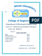 Maintenance Group Assignment