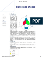 Lights and Shapes: Definitions