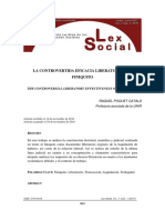 La Controvertida Eficacia Liberatoria Del Finiquito: The Controversial Liberatory Effectiveness of Quittance