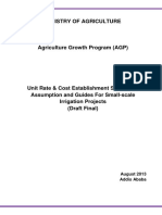 Unit Rates & Cost Establishment For SSIP AGP