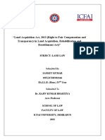 Land Acquisition Act, 2013 (Right To Fair Compensation and Transparency in Land Acquisition, Rehabilitation and Resettlement Act)