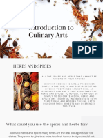 Introduction To Culinary Arts