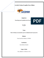 Guía de Trabajo Conocimientos Previos Administración de Proyectos