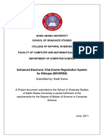 Enhanced Electronic Vital Events Registration System For Ethiopia (EEVERSE)