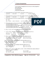 10 ICSE Ch-3 Linear Inequations MCQ Do