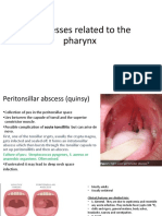 Abscesses Related To The Pharynx