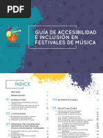 Guía de Accesibilidad E Inclusión en Festivales de Música