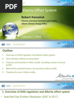 Alberta Offset System: Robert Hamaliuk