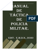 Manual de Táctica de Policia Militar.: Edit. E.M.D.N., 2020