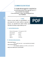 Curriculum-Vitae Edinson Yair Ipanaque Valencia