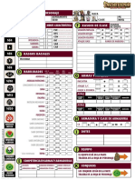 Nombre Del Personaje Rasgos de Clase: Raza Clase Sexo Alineamiento Puntos de Golpe Nivel PX