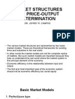 Market Structures and Price-Output Determination