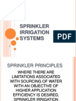 Sprinkler Irrigation Systems