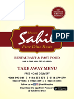 Take Away Menu: 9004 890 021 - 9118 575 575 - 9118 579 579 Free Home Delivery