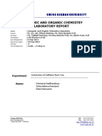 Idoc - Pub - Extraction of Caffeine From Tea Lab Report