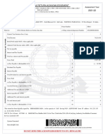 Indian Income Tax Return Acknowledgement 2021-22: Assessment Year