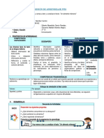 Sesión de Aprendizaje N°01: Capacidades