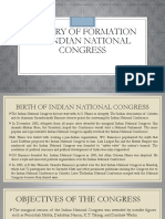 Indian National Congress PPT History Final One