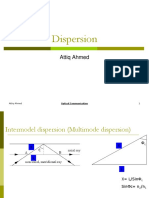 Lecture 5 - Dispersion in Single Mode Fiber