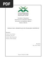 Faculdade de Engenharia Departamento de Engenharia Química Licenciatura em Engenharia Química Química Aplicada