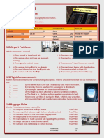 At The Airport B1 Pre-Intermediate Worksheet