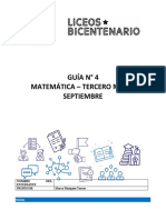 Guía 4 Matemática Terceros Medios 2 Semestre