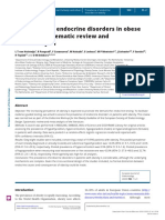 (1479683X - European Journal of Endocrinology) Prevalence of Endocrine Disorders in Obese Patients - Systematic Review and Meta-Analysis