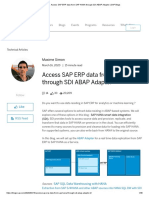 Access SAP ERP Data From SAP HANA Through SDI ABAP Adapter - SAP Blogs
