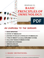 Basic Principles of Immunology: Seminar On