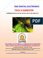 Analog& Digital Electronics R-20