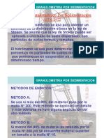 Análisis Granulométrico Por Sedimentación: ASTM D422