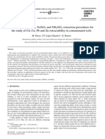 Assessment of CaCl2, NaNO3 and NH4NO3 Extraction Procedures For