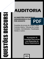 Auditoria - 44 Questoes de Auditoria