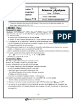 Devoir de Synthèse N°3 - Sciences Physiques - Bac Sciences Exp (2015-2016) MR Handoura Naceur