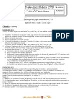 Devoir de Synthèse N°3 - Sciences Physiques - Bac Technique (2011-2012) MR ALIBI ANOUAR