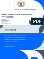 Kamla Nehru Institute of Technology, Sultanpur: Utilization of Industrial Waste in Building Materials