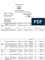 Republic of Kenya: Ministry of Interior and Nationaladministration