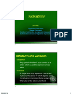 (Self-Study) FNDMATH Module 1 Handout - Basic Algebra