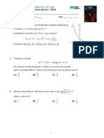 Proposta de Teste - 12.º Ano - Matemática