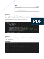 Exercices Javascript 