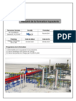 Résumé de La Formation Tuyauterie: Personnes Formées Société Formateur Société